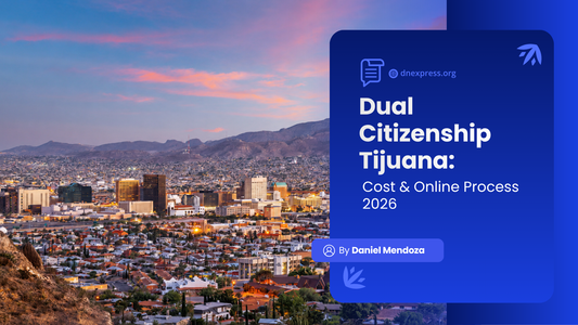 Dual Citizenship Tijuana Cost Online Process 2026