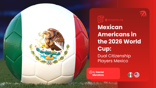 Soccer ball with mexican flag 