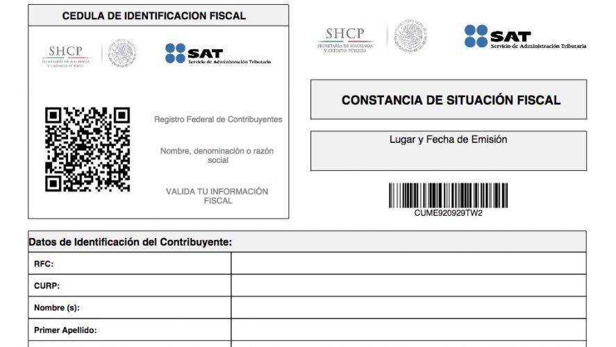 RFC (MEXICAN TAX ID)