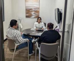 In-person consultation at a DNExpress office